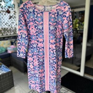 Lilly Pulitzer Pink and Blue Floral Top